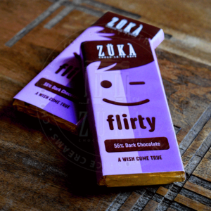 THE FLIRTY CHOCOLATE BAR (55% DARK CHOCOLATE)